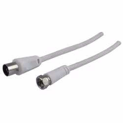 Schwaiger KVCK171 532, 1,5 m, F, IEC, Blanc