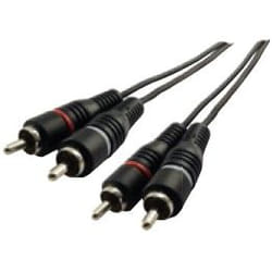 Schwaiger CIK5415 câble audio 1,5 m 2 x RCA Noir