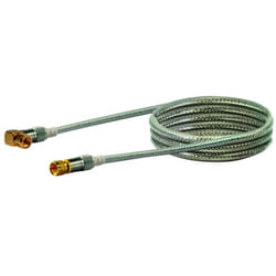 Schwaiger KVCWHD30 532 câble coaxial 3 m F Transparent, Blanc