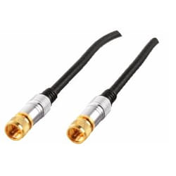 Schwaiger KVCHD30 533 câble coaxial 3 m F Noir