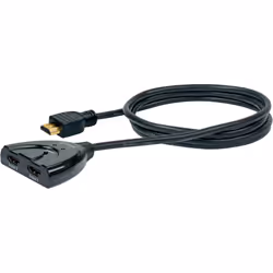 Schwaiger HDM21A531, Noir, 3840 x 2160 pixels, 0,7 m, Or, 180 g, 90 x 20 x 90 mm