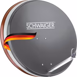 Antenne parabolique SCHWAIGER 197 en Aluminium Offset 745 x 845 cm Anthracite