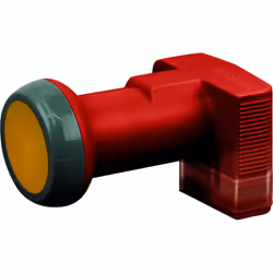 Schwaiger SPS6844R 511 convertisseur abaisseur de fréquence Low Noise Block (LNB) Rouge