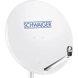 Schwaiger - Antenne sat 80 cm SPI996.0 Réflecteur: acier gris clair