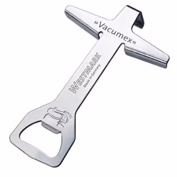 Westmark 10562270, Ouvre-boîte, Acier inoxydable, Acier, Trou d'accroche, 131 mm, 87 mm