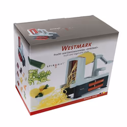 Westmark Spiromat Légumes Éplucheur mécanique Noir, Rouge, Blanc