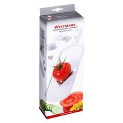 Westmark V-Hobel trancheuse Manuel Acier inoxydable, Blanc Plastique, Acier inoxydable