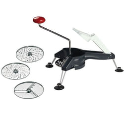 Westmark Schnitzel Mouli Râpe tournante Noir, Rouge, Acier inoxydable