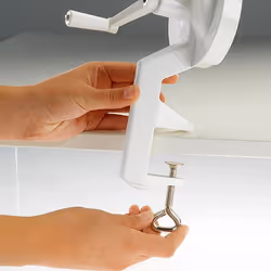 Westmark 11822260 trancheuse Manuel Blanc Aluminium, Acier inoxydable