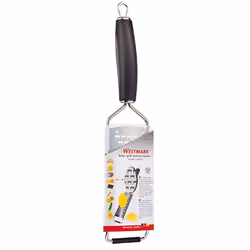 Westmark Technicus-Square, Râpe plane, Noir, Plastique, Acier inoxydable, Orifice de suspension, 65 mm, 28 mm