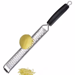 Westmark Technicus-Pro Râpe plane Noir, Acier inoxydable