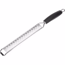 Westmark Technicus-Pro, Zesteur-râpe, Acier inoxydable, Noir, Élastomère thermoplastique (TPE), Acier inoxydable, Orifice de  ...