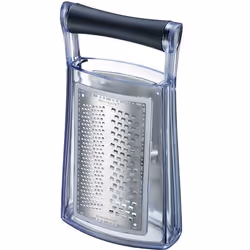 Westmark Trio, Râpe, Noir, Transparent, Plastique, Acier inoxydable, 65 mm, 130 mm, 235 mm