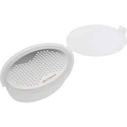 Râpe à noix de muscade Westmark avec bol en acier inoxydable/blanc