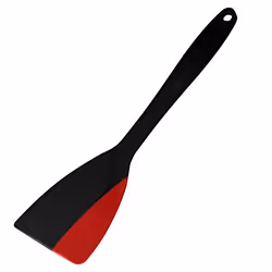 Westmark Flexi, Spatules et raclettes de cuisine, Noir, Rouge, Plastique, Silicone, Trou d'accroche, 210 °C, 86 mm