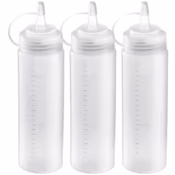 Set de bouteilles souples, 3 pièces transparentes Montant du contenu: 4 pièce par Pack Hauteur 190 mm Mélange de matériaux Ku ...