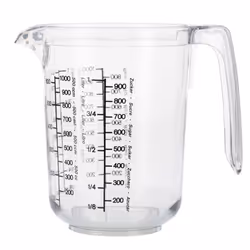 Westmark Gerda, 1 L, g, ml, Noir, Transparent, 0 - 280 °C, 124 mm, 165 mm