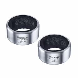 Westmark Alessio, Noir, Acier inoxydable, Silicone, Acier inoxydable, 2 pièce(s), 4 cm, 20 mm