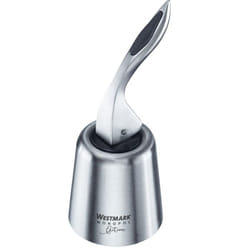 Westmark Campana bouchon de bouteilles et de carafes Noir, Acier inoxydable