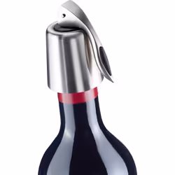 Westmark Campana bouchon de bouteilles et de carafes Noir, Acier inoxydable