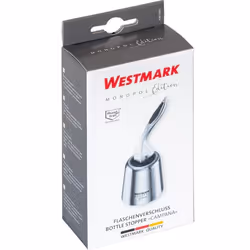 Westmark Campana bouchon de bouteilles et de carafes Noir, Acier inoxydable