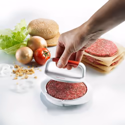 Westmark 62332260 appareil à hamburger Rouge, Blanc Plastique