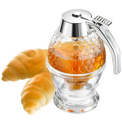 Westmark Deluxe verseur miel ou sirop 200 ml Verre, Plastique