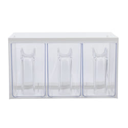 Westmark Roma Rectangulaire Distributeur 3 L Transparent, Blanc 1 pièce(s)