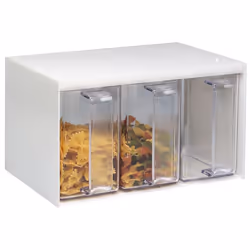 Westmark Roma Rectangulaire Distributeur 3 L Transparent, Blanc 1 pièce(s)