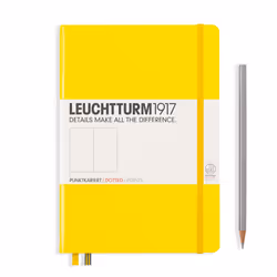 Leuchtturm 344800, Monochromatique, Jaune, A5, 251 feuilles, 80 g/m², Couverture rigide