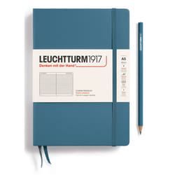 Leuchtturm 363335 bloc-notes A5 251 feuilles Bleu
