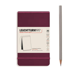 Leuchtturm AGENDAPORTD bloc-notes A6 184 feuilles Rouge