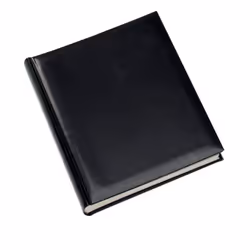 Walther Design Classic 30x37 80 S. Buch schwarz FA373B, Noir, 80 feuilles, Cuir, 300 mm, 370 mm