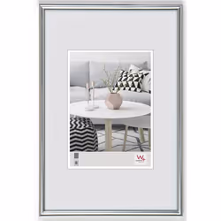 Walther Design KS040H, Plastique, Argent, Cadre pour une seule photo, Mur, 20 x 30 cm, Rectangulaire