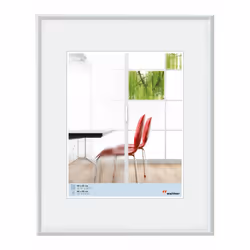 Walther Design Galeria, Verre, Plastique, Blanc, Cadre pour une seule photo, Mur, 30 x 45 cm, Rectangulaire