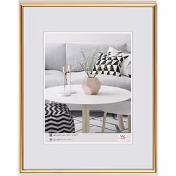 Walther Design Galeria, Verre, Plastique, Or, Cadre pour une seule photo, Mur, 50 x 70 cm, Rectangulaire