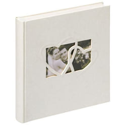 Walther Design Sweet Heart album photo et protège-page Blanc 60 feuilles
