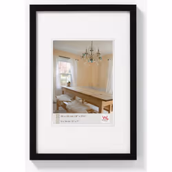 Walther Design BP070B, Cadre pour une seule photo, Bois, Noir, Table, Mur, 40 x 60 cm, 518 mm