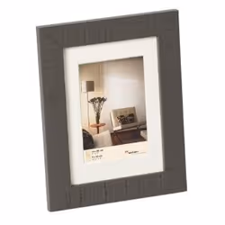Walther Design Home, Cadre pour une seule photo, Gris, 13 x 18 cm