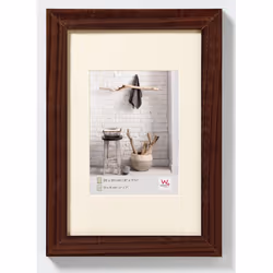 Walther Design HO520N, Cadre pour une seule photo, Bois, Noyer, 10 x 15 cm, Rectangulaire, 199 mm