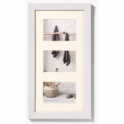 Walther Design HO338V, Bois, Blanc, Multi cadre, 13 x 18 cm, 13 x 18 cm, 14 mm