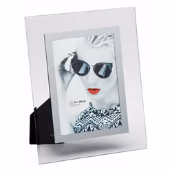 Walther Design GM318M, Cadre pour une seule photo, Verre, Argent, Transparent, 13 x 18 cm, Rectangulaire, Portrait