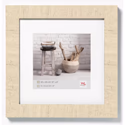 Walther Design HO550W, Cadre pour une seule photo, Bois, Blanc, 35 x 35 cm, Rectangulaire, Allemagne