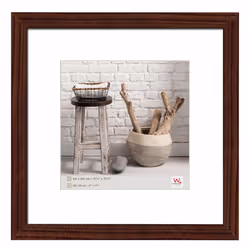 Walther Design HO440N, Cadre pour une seule photo, Bois, Marron, 28 x 28 cm, Carré, 445 mm