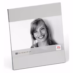 Walther Design AE015S, Cadre pour une seule photo, Métal, Argent, 10 x 15 cm, Rectangulaire, Allemagne