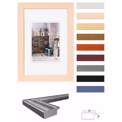 Walther Design HI015W, Cadre pour une seule photo, Bois, Blanc, 7 x 10 cm, Rectangulaire, Allemagne