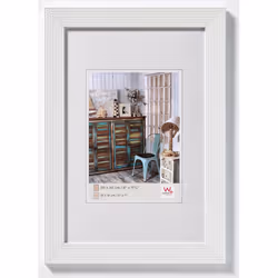 Walther Design HI030W, Bois, Blanc, Cadre pour une seule photo, 13 x 18 cm, Rectangulaire, 246 mm