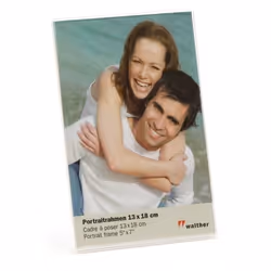 Walther Design Acryl Portrait 13x18, Acrylique, Transparent, 13 x 18 cm
