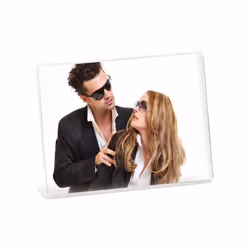 Walther Design ASQ9013, Cadre pour une seule photo, Acrylique, Transparent, 9 x 13 cm, Rectangulaire, Allemagne