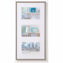 Walther Design KV320D, Multi cadre, Plastique, Acier, Mur, 15 x 20 cm, Rectangulaire